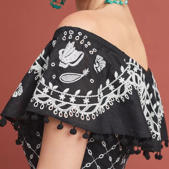 Anthropologie Marisol Off the Shoulder Dress Size 26 NWT - Picture 3 of 12